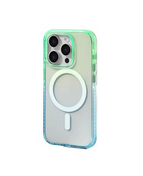 CLICK iPhone 16 Pro Case MagSafe Ombre Green Blue