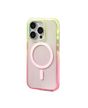 CLICK iPhone 16 Pro Case MagSafe Ombre Yellow Pink