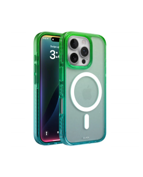 CLICK iPhone 16 Pro Max Case MagSafe Ombre Green Blue