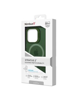 Nimbus9 Stratus 2 iPhone 16 Pro MagSafe Case-Frost Green